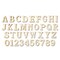 144 Pieces Small Wooden Alphabet Letters and Numbers for DIY Crafts, 1-Inch ABCs for Home Decor (4 Sets)